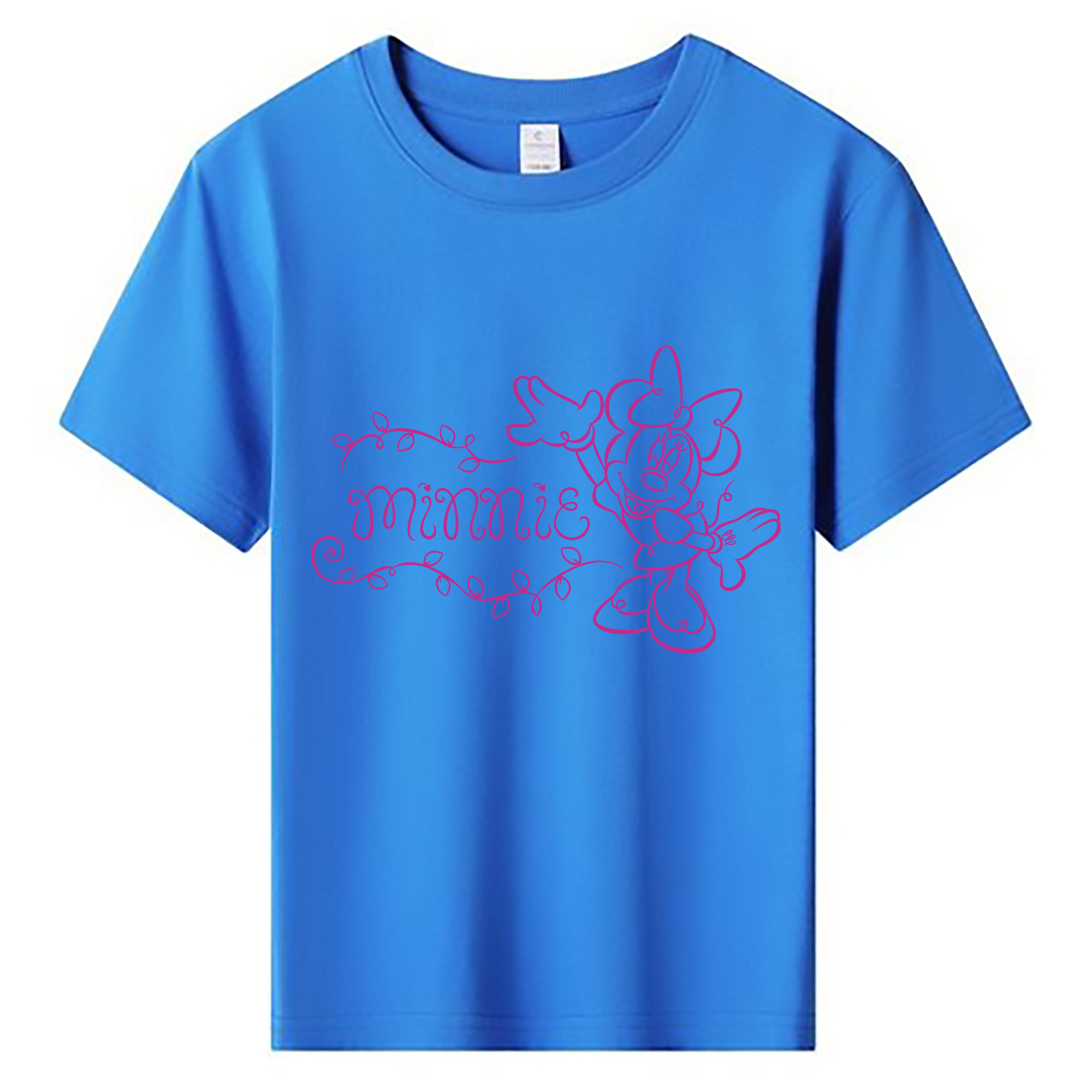 ミッキーマウス Mickey Mouse 綿100％キッズTシャツ（フロントプリント）